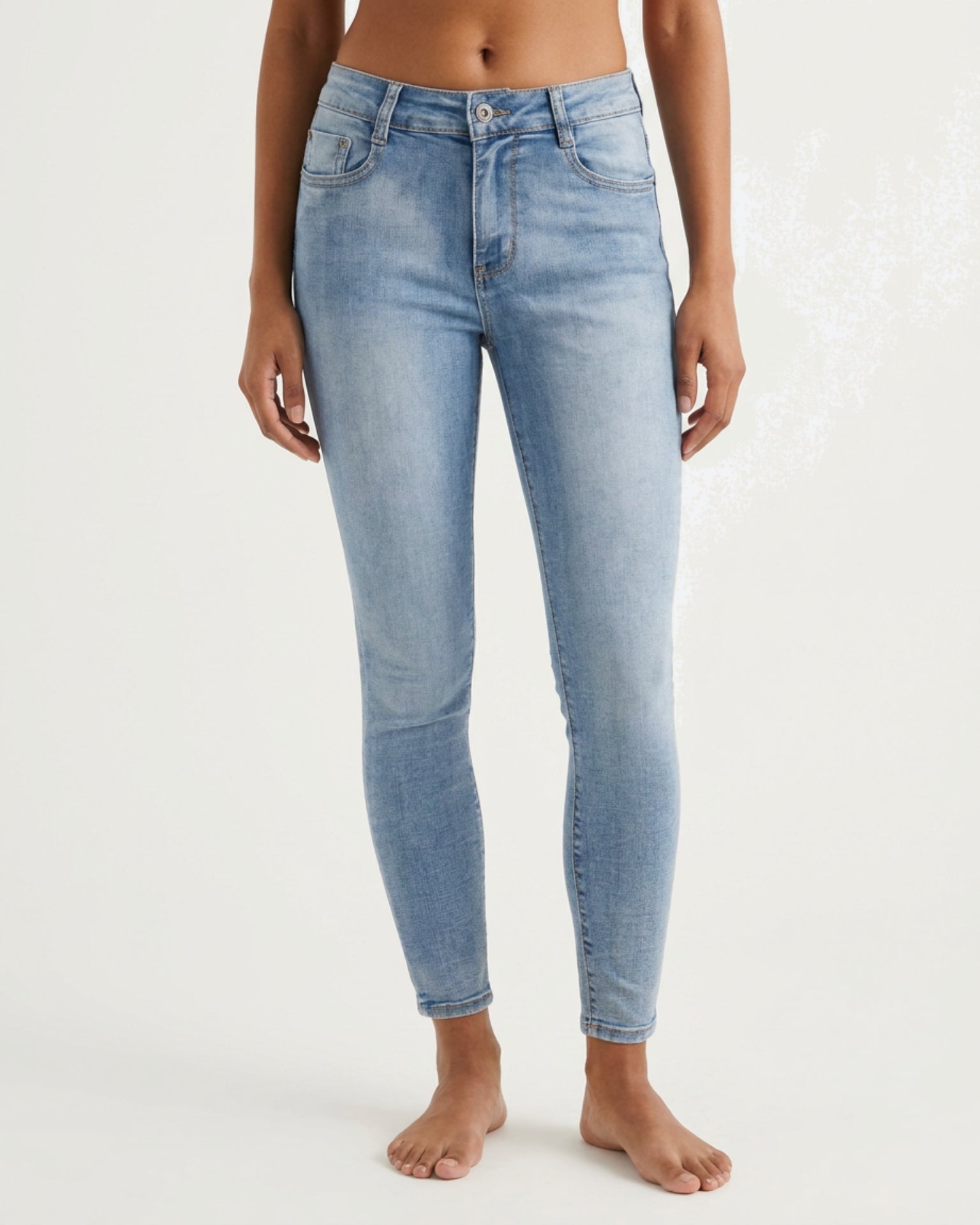 MAPP Bow Basic W/Out Bow Denim Jeans DENIM/TWILL 9196 LIGHT BLUE USED