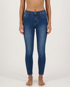 MAPP Bow Basic W/Out Bow Denim Jeans DENIM/TWILL 9396 DENIM USED