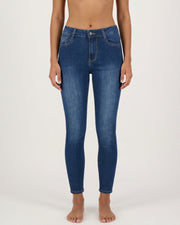 MAPP Bow Basic W/Out Bow Denim Jeans DENIM/TWILL 9396 DENIM USED