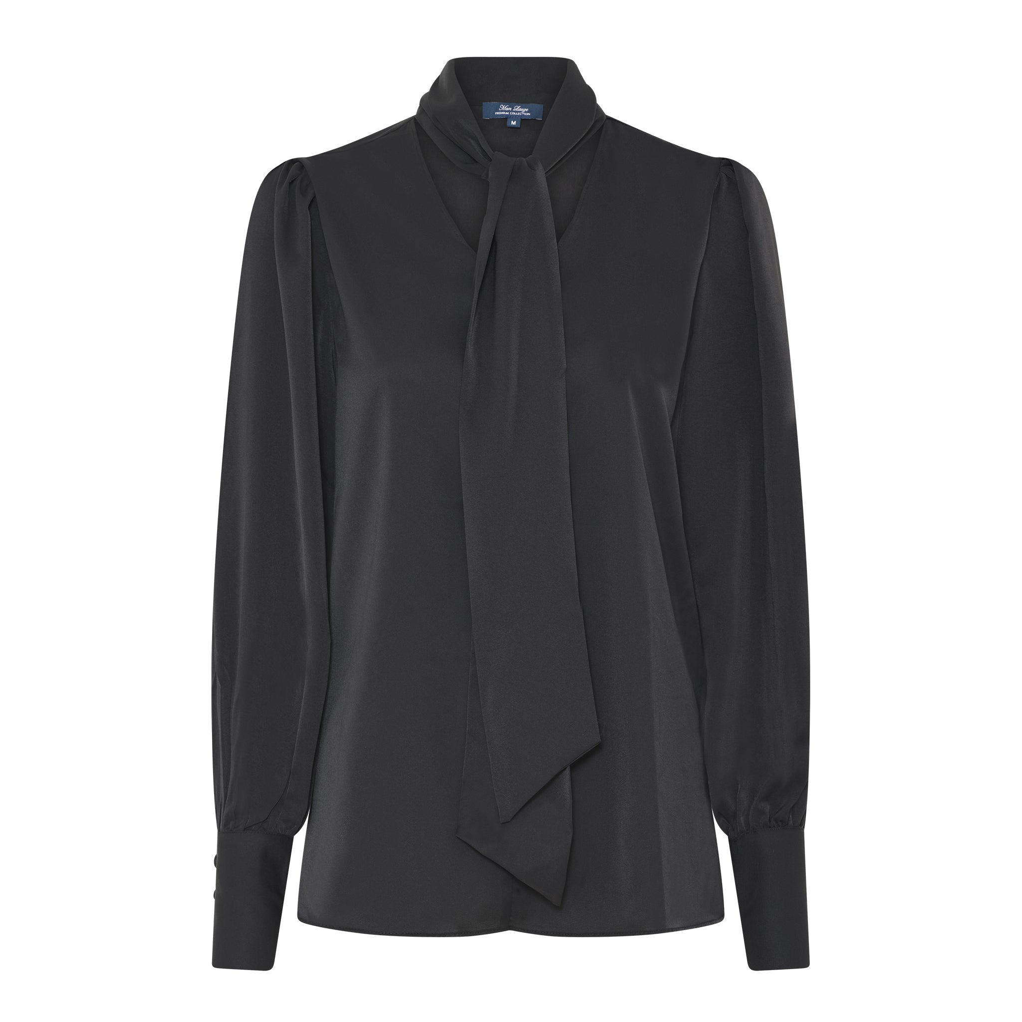 MARC LAUGE Bow Blouse BLOUSE/SHIRT 80 BLACK