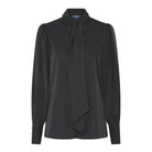 MARC LAUGE Bow Blouse BLOUSE/SHIRT 80 BLACK