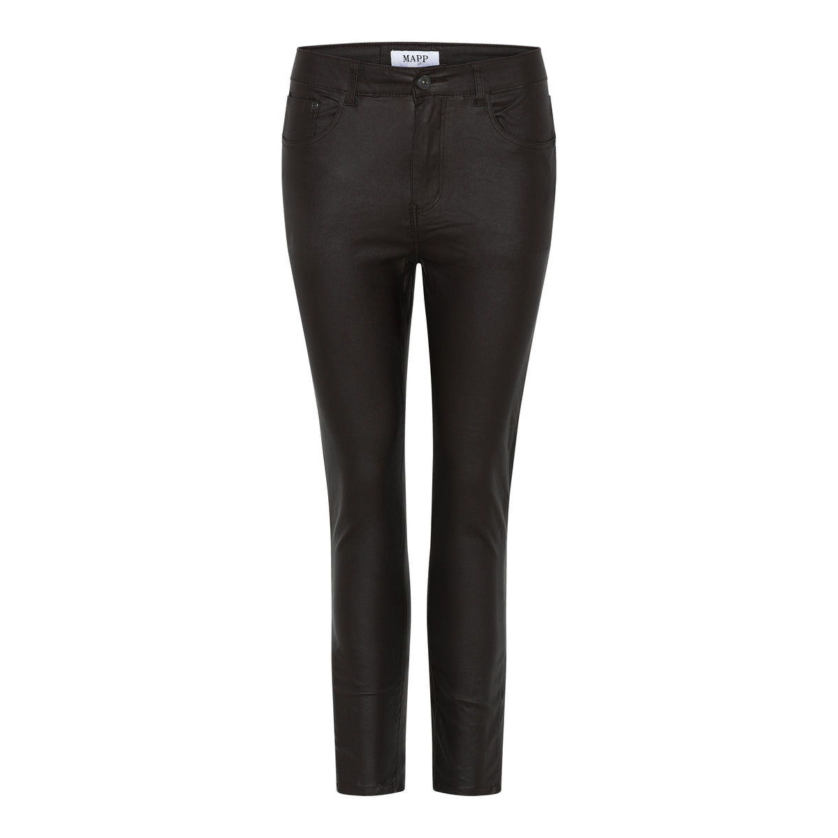 MAPP Bow Coated Jeans COATED 129 CHOCOLATE