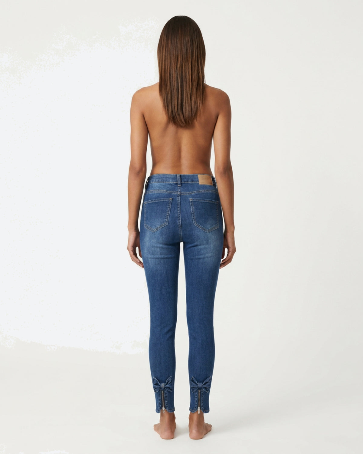 MAPP Bow Denim Jeans DENIM/TWILL 9396 DENIM USED