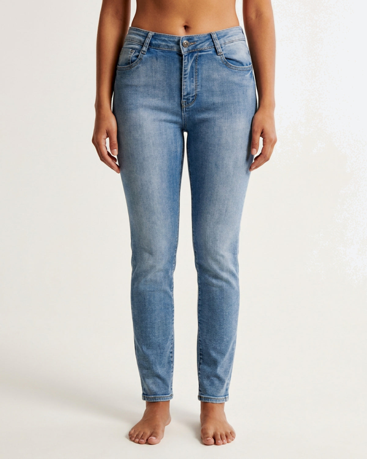 MAPP Bow Denim Jeans DENIM/TWILL 909699 LT. BLUE USED