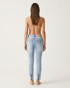 MAPP Bow Denim Jeans DENIM/TWILL 899699 LIGHT BLUE USED