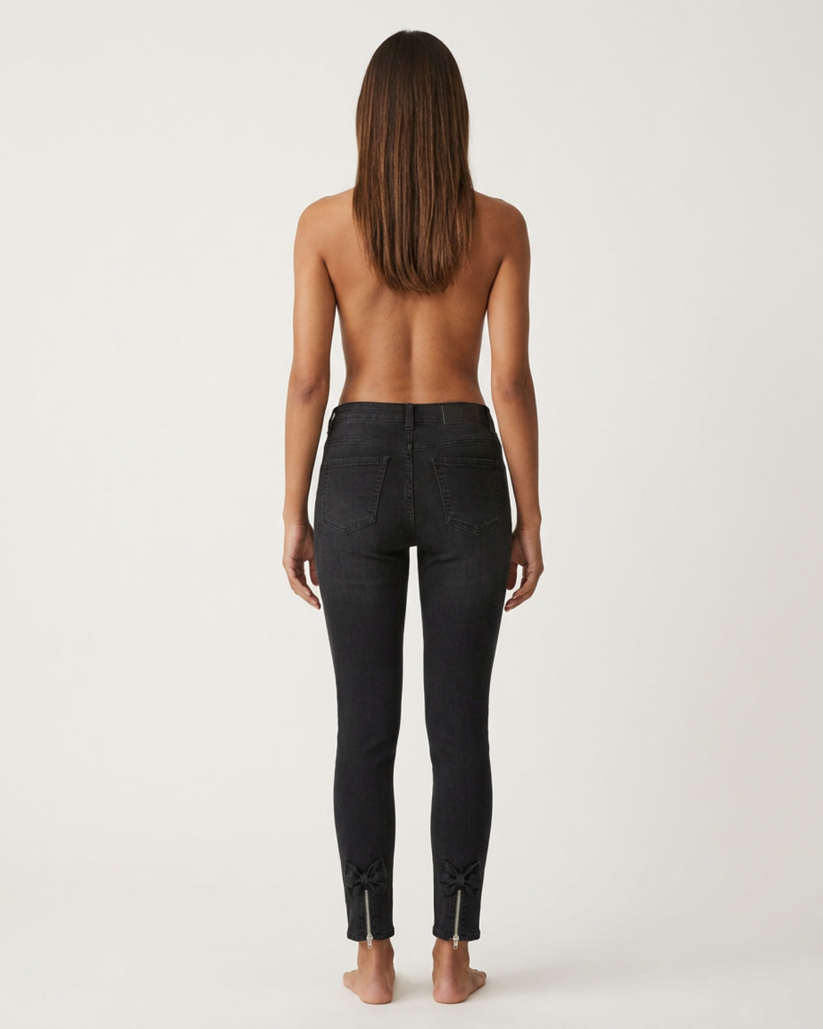 MAPP Bow Denim Jeans DENIM/TWILL 81 BLACK DENIM