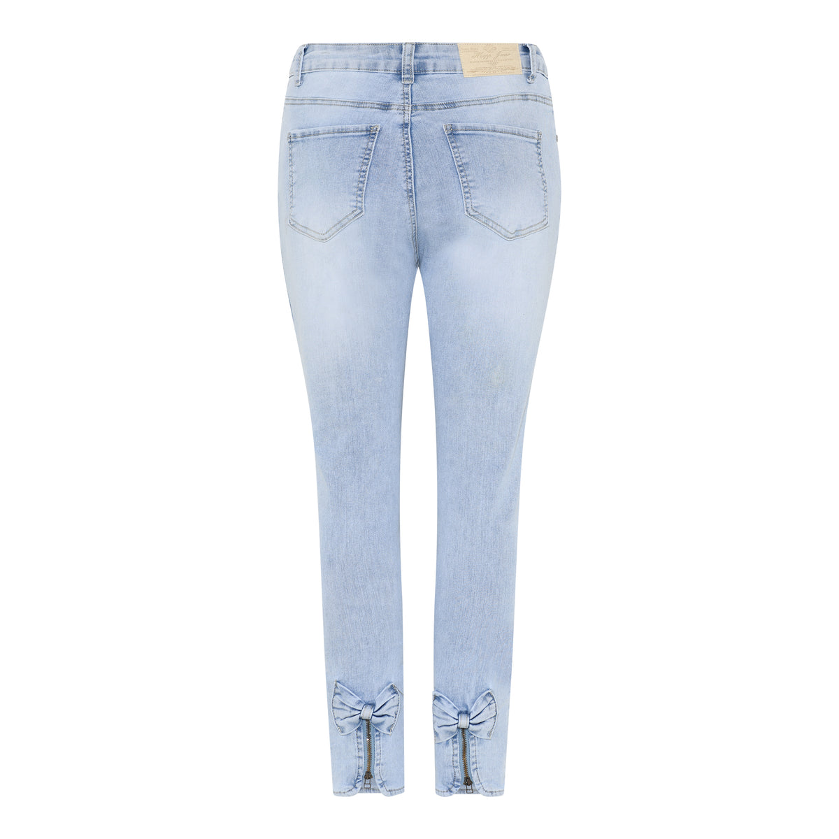 MAPP Bow Denim Jeans DENIM/TWILL 899699 LIGHT BLUE USED