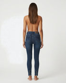 MAPP Bow Denim Jeans DENIM/TWILL 989699 HI-TECH USED DARK BLUE