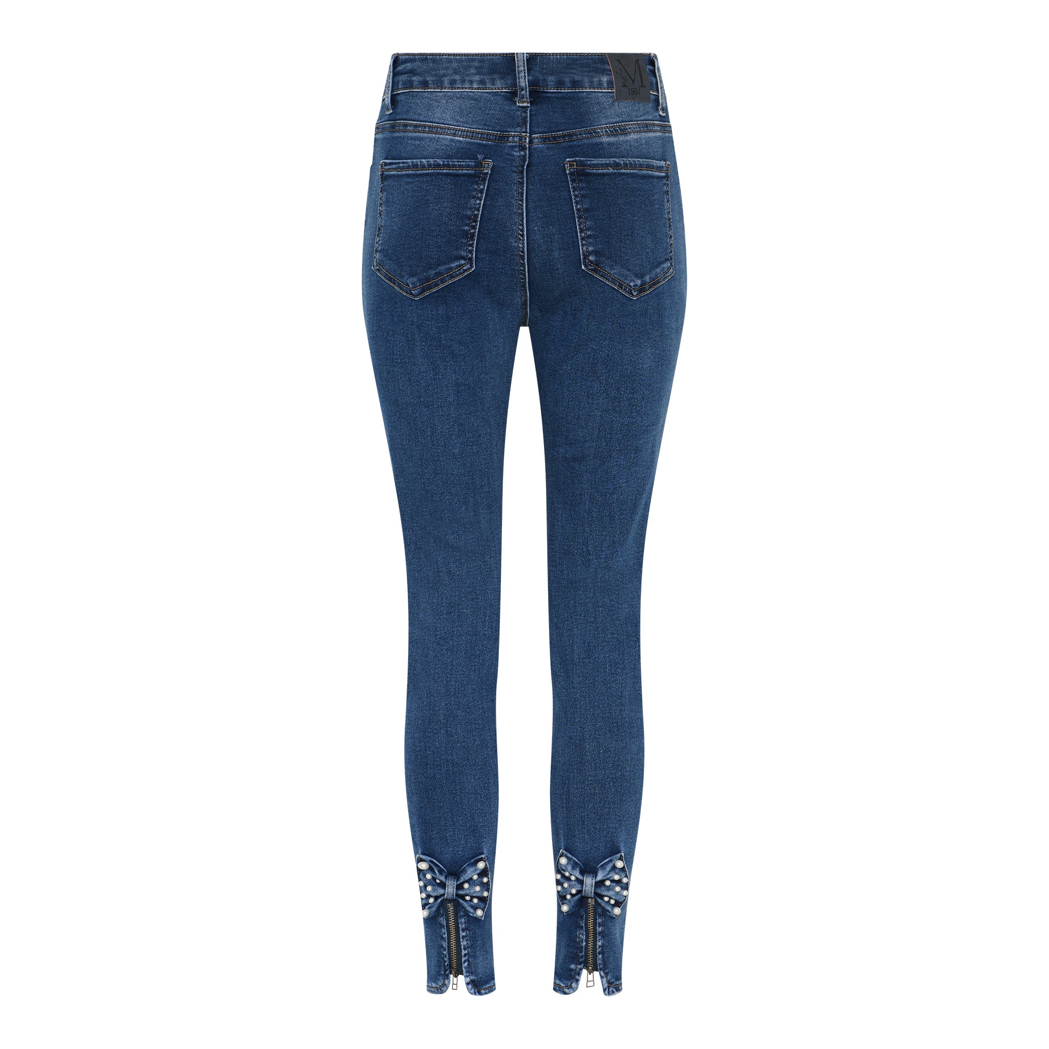 MAPP Bow Pearl Denim Jeans DENIM/TWILL 9396 DENIM USED