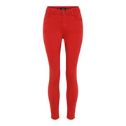MAPP Bow Twill Jeans DENIM/TWILL 337 RED