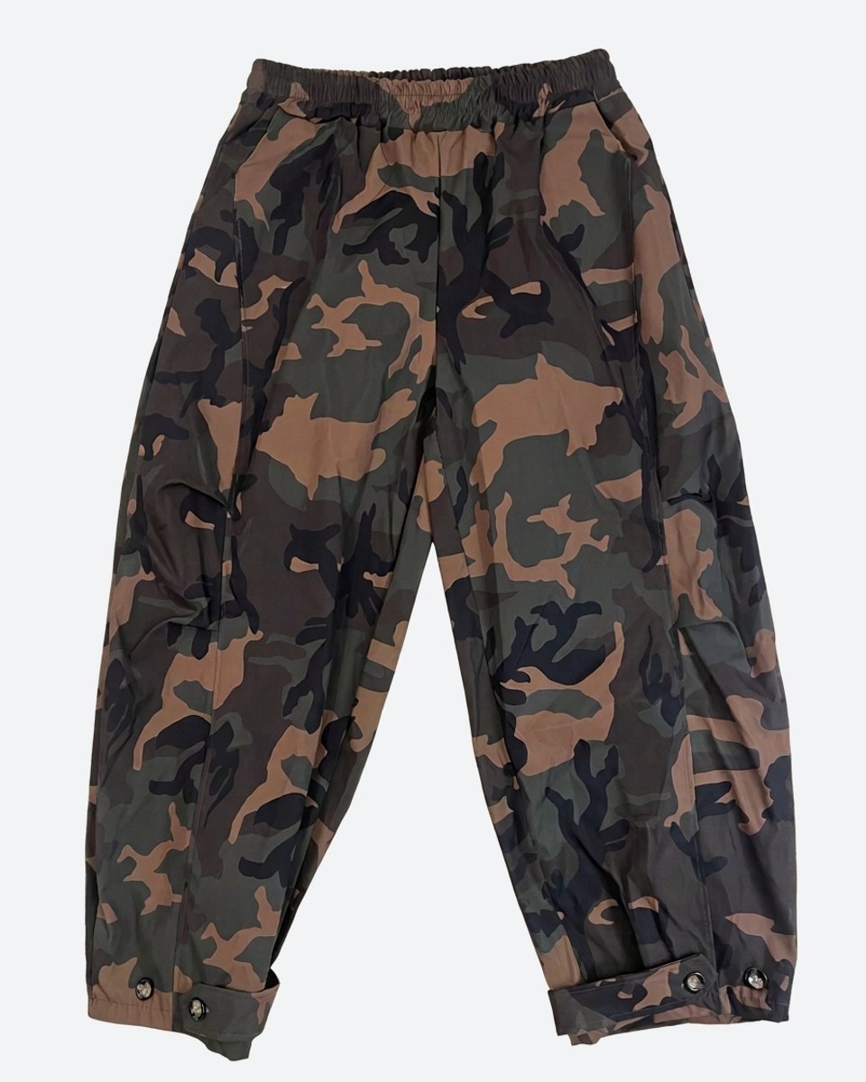 M JEANS CAMOU BARREL PANTS 228 CAMOUFLAGE