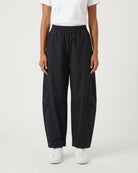M JEANS CAMOU BARREL PANTS 80 BLACK