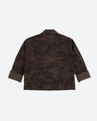 M JEANS CAMOU JACKET OUTERWEAR 129 CHOCOLATE