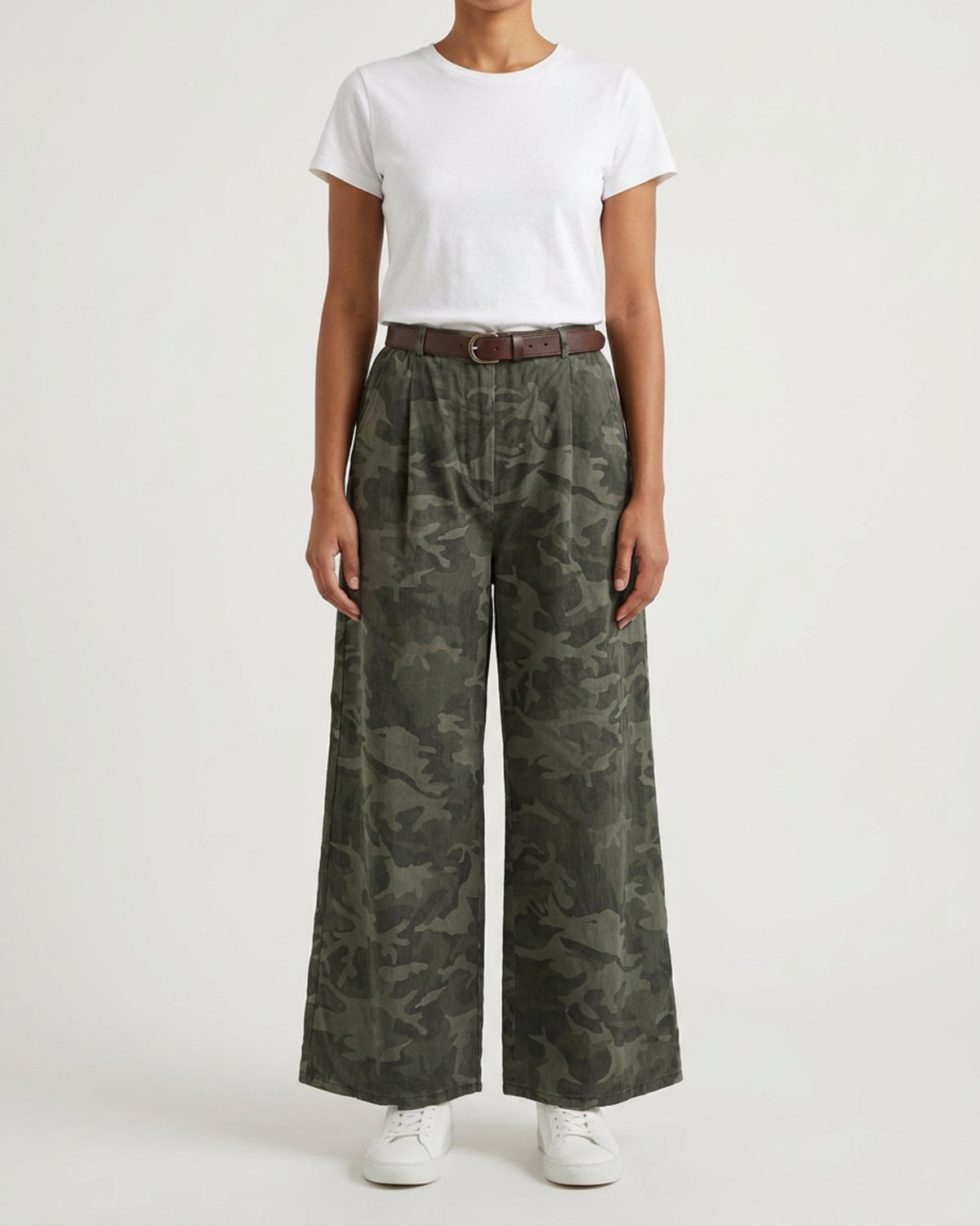 M JEANS CAMOU WIDE PANT PANTS 228 CAMOUFLAGE