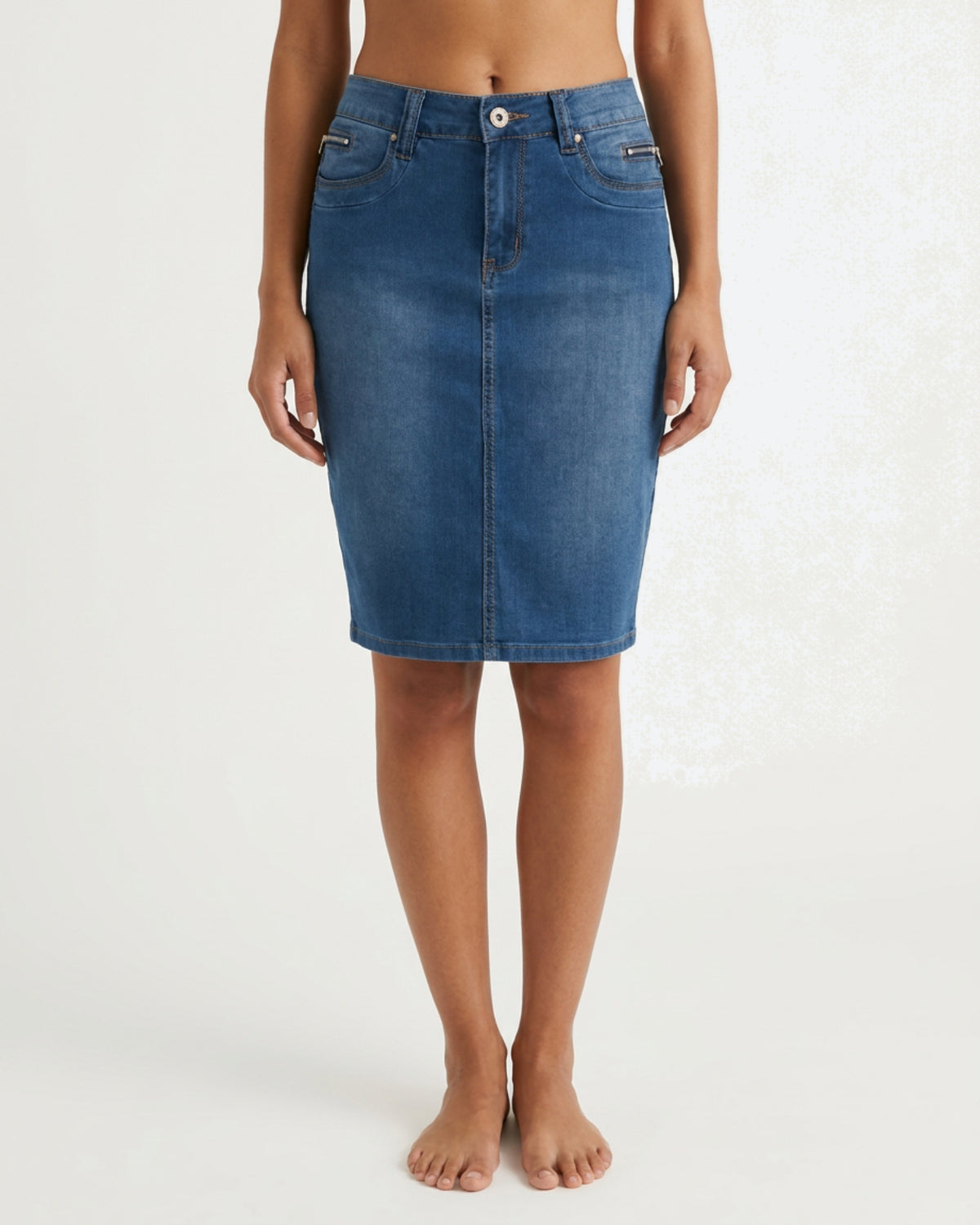 MARC LAUGE CHANELLI DENIM SKIRT SHORTS/SKIRT 9396 DENIM USED
