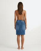MARC LAUGE CHANELLI DENIM SKIRT SHORTS/SKIRT 9396 DENIM USED