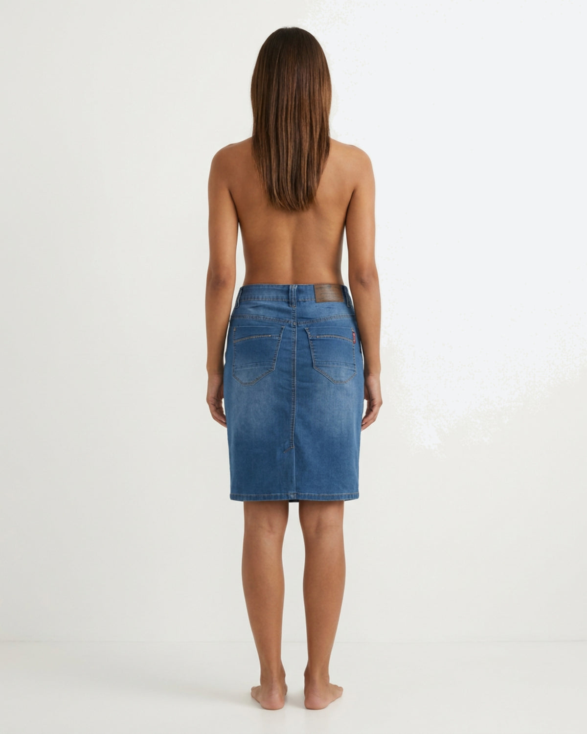 MARC LAUGE CHANELLI DENIM SKIRT SHORTS/SKIRT 9396 DENIM USED