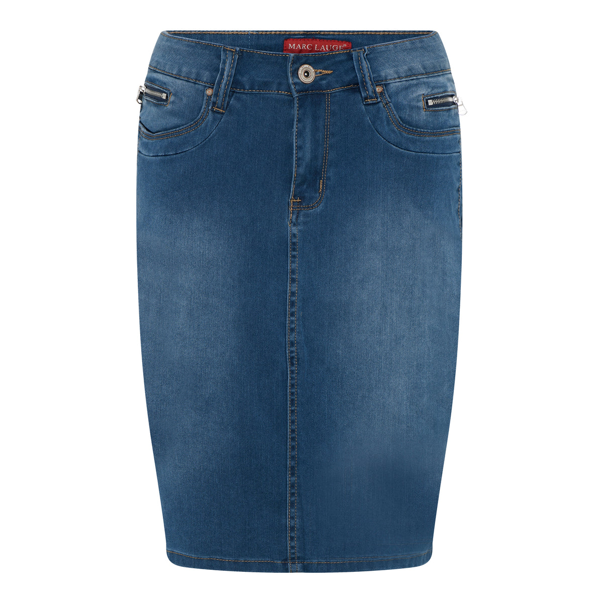 MARC LAUGE CHANELLI DENIM SKIRT SHORTS/SKIRT 9396 DENIM USED