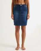 MARC LAUGE CHANELLI DENIM SKIRT SHORTS/SKIRT 9696 BLUE DENIM USED