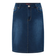 MARC LAUGE CHANELLI DENIM SKIRT SHORTS/SKIRT 9696 BLUE DENIM USED