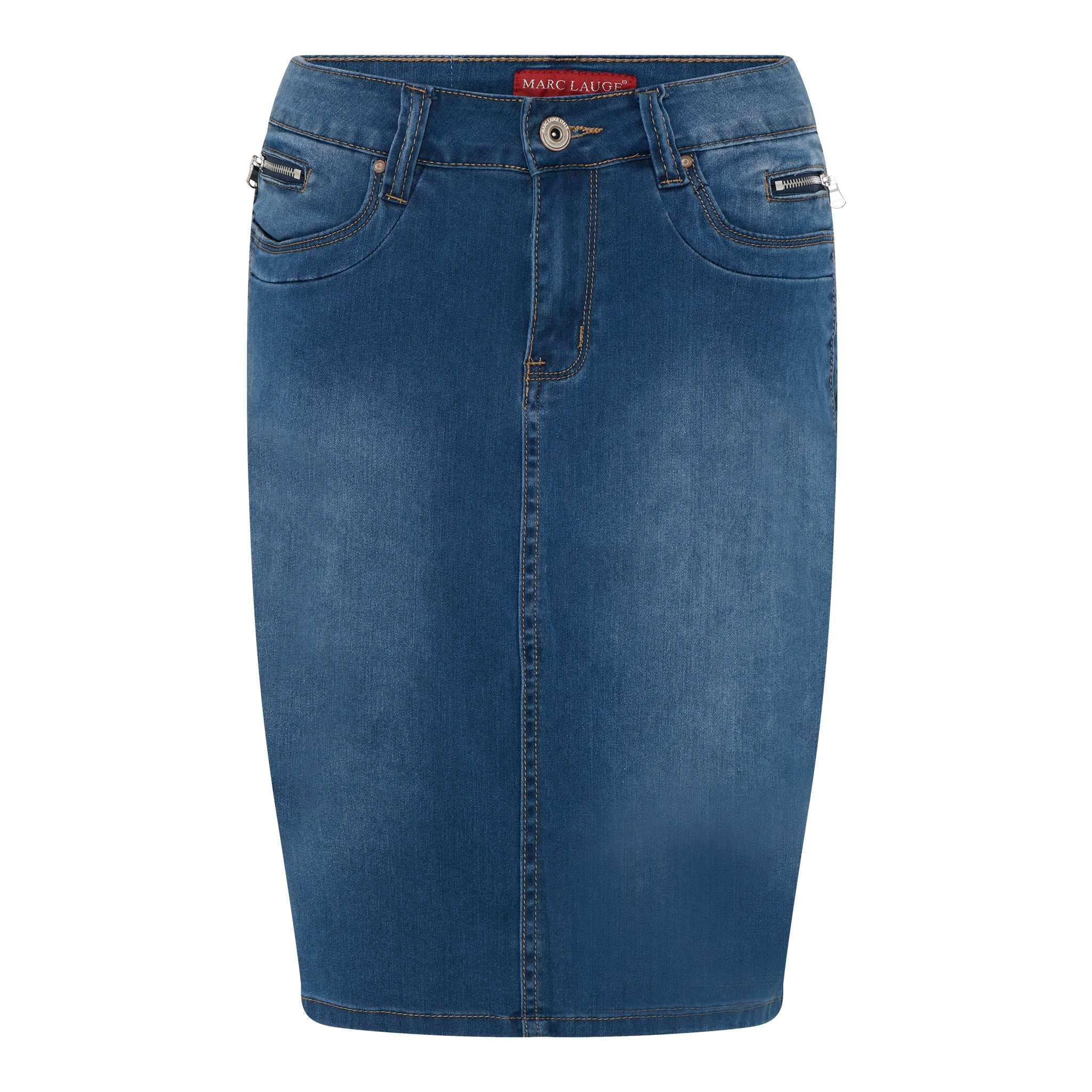 MARC LAUGE CHANELLI DENIM SKIRT SHORTS/SKIRT 9396 DENIM USED