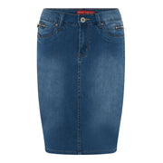 MARC LAUGE CHANELLI DENIM SKIRT SHORTS/SKIRT 9396 DENIM USED