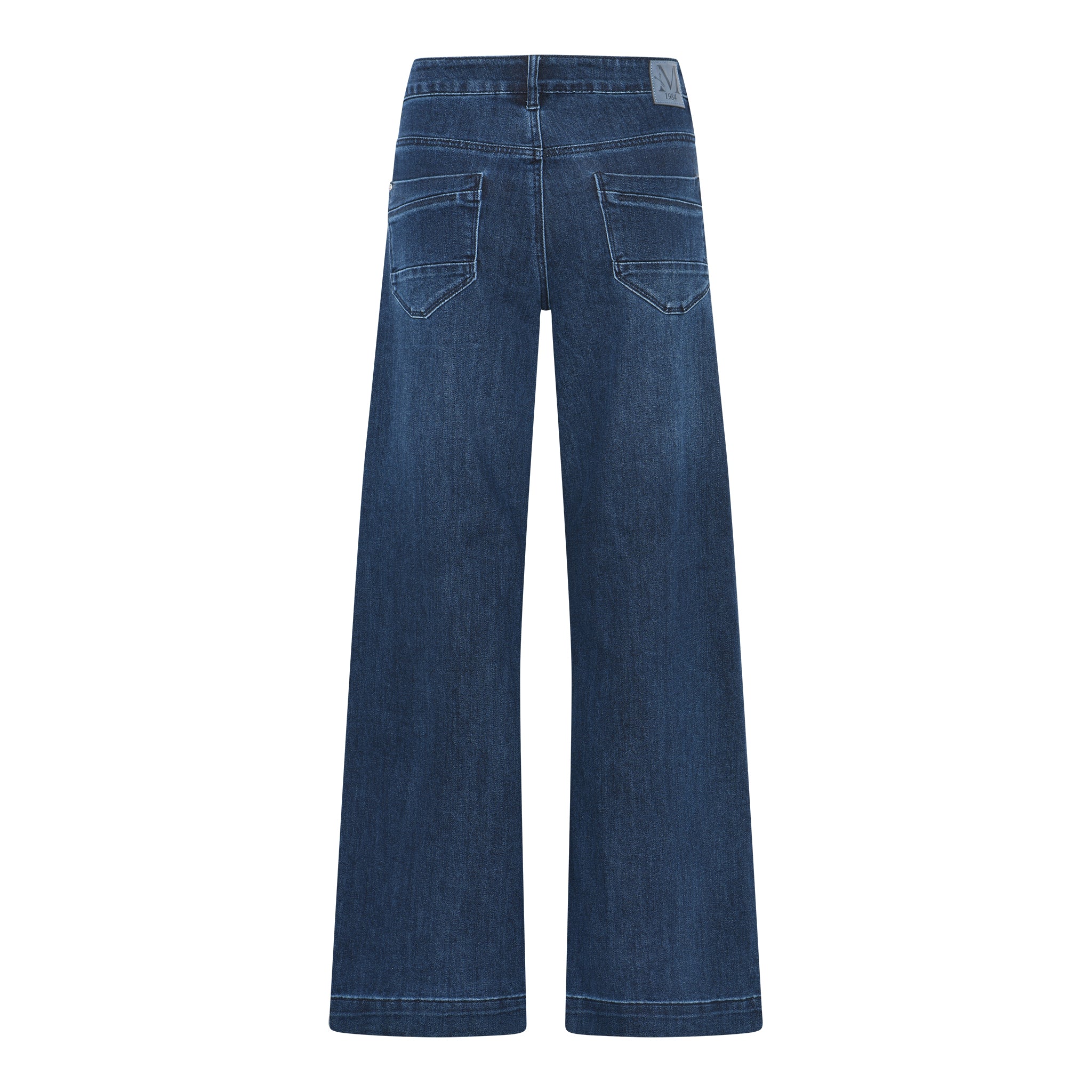 MARC LAUGE CHANELLI WIDE DENIM JEANS DENIM/TWILL 9696 BLUE DENIM USED