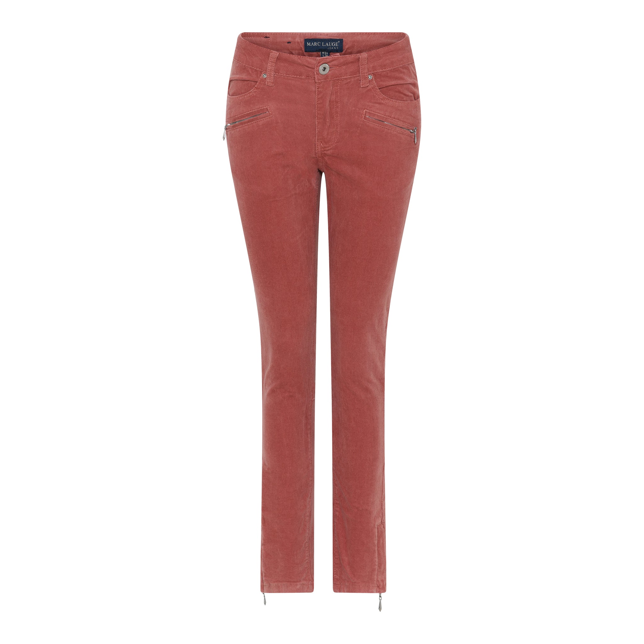 MARC LAUGE CHANNE 7/8 BABY CORD JEANS CORD/FLØJL 395 DUSTY ROSE