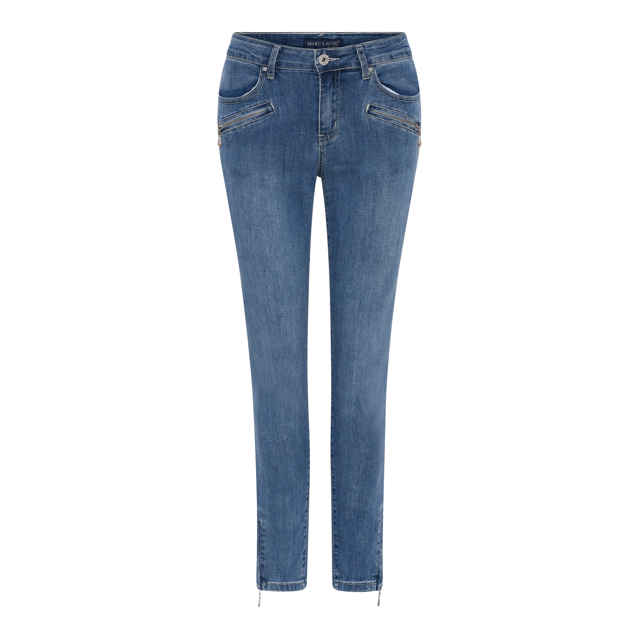 MARC LAUGE CHANNE 7/8 DENIM JEANS DENIM/TWILL 9196 LIGHT BLUE USED