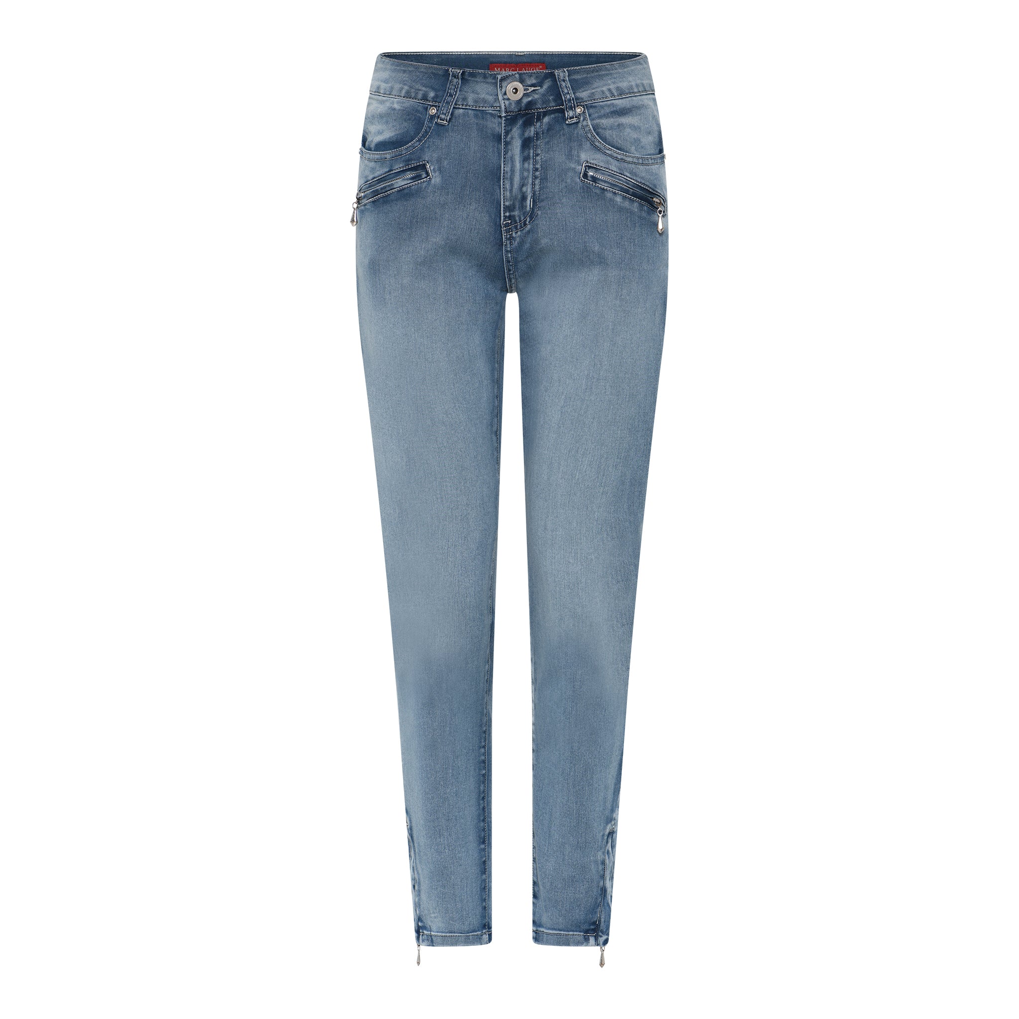 MARC LAUGE CHANNE 7/8 DENIM JEANS DENIM/TWILL 929699 ITALY BLUE USED