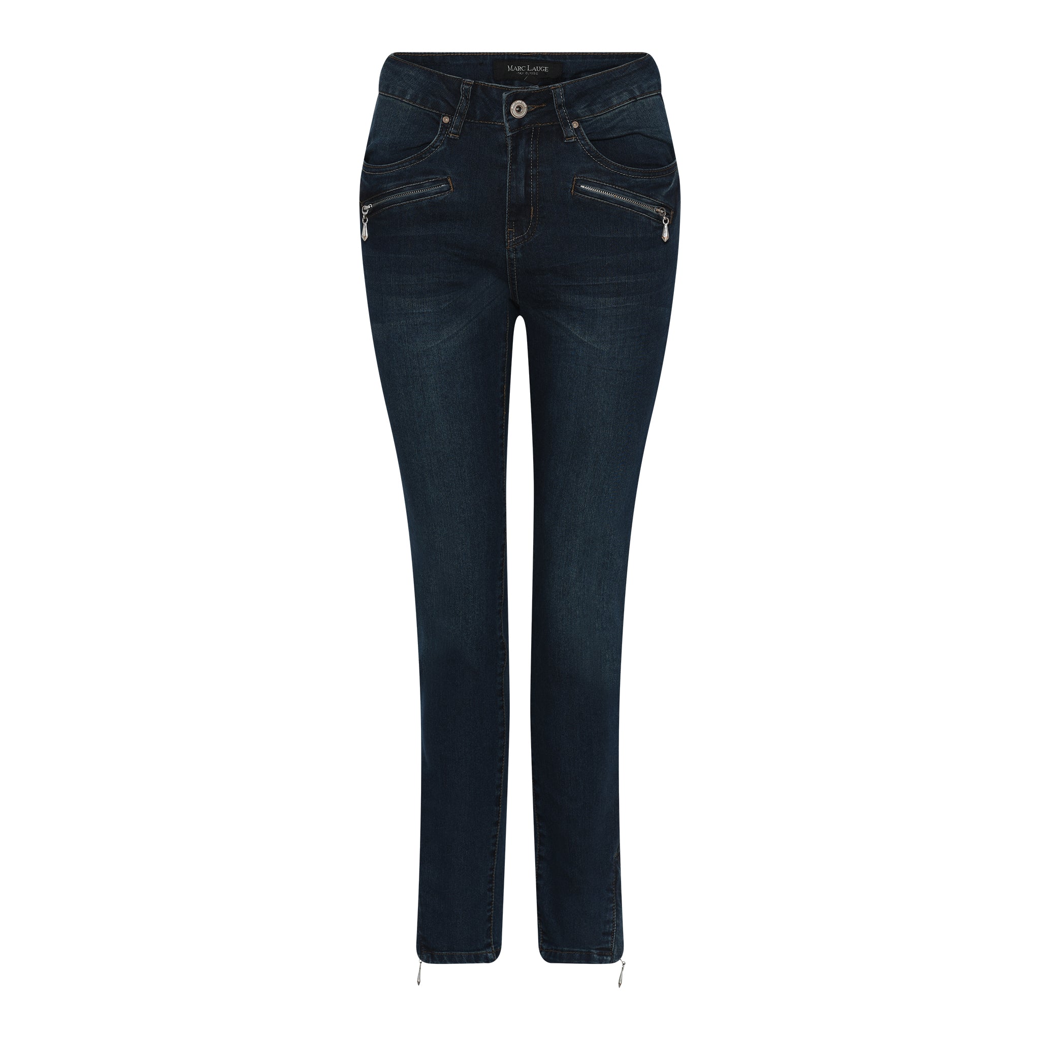 MARC LAUGE CHANNE 7/8 DENIM JEANS DENIM/TWILL 9699996 BENNETON BLUE