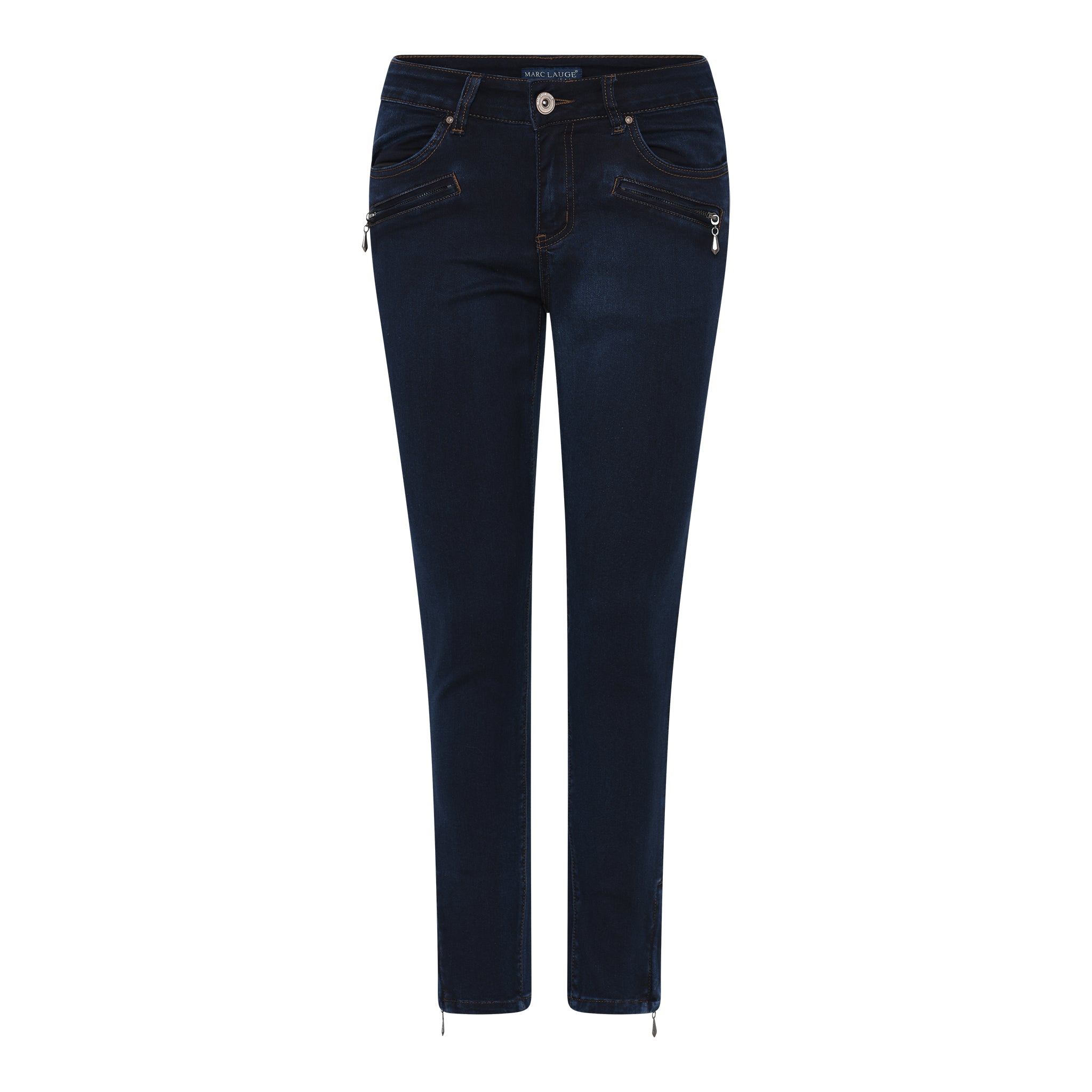 MARC LAUGE CHANNE 7/8 DENIM JEANS DENIM/TWILL 9699 BLUE DENIM USED