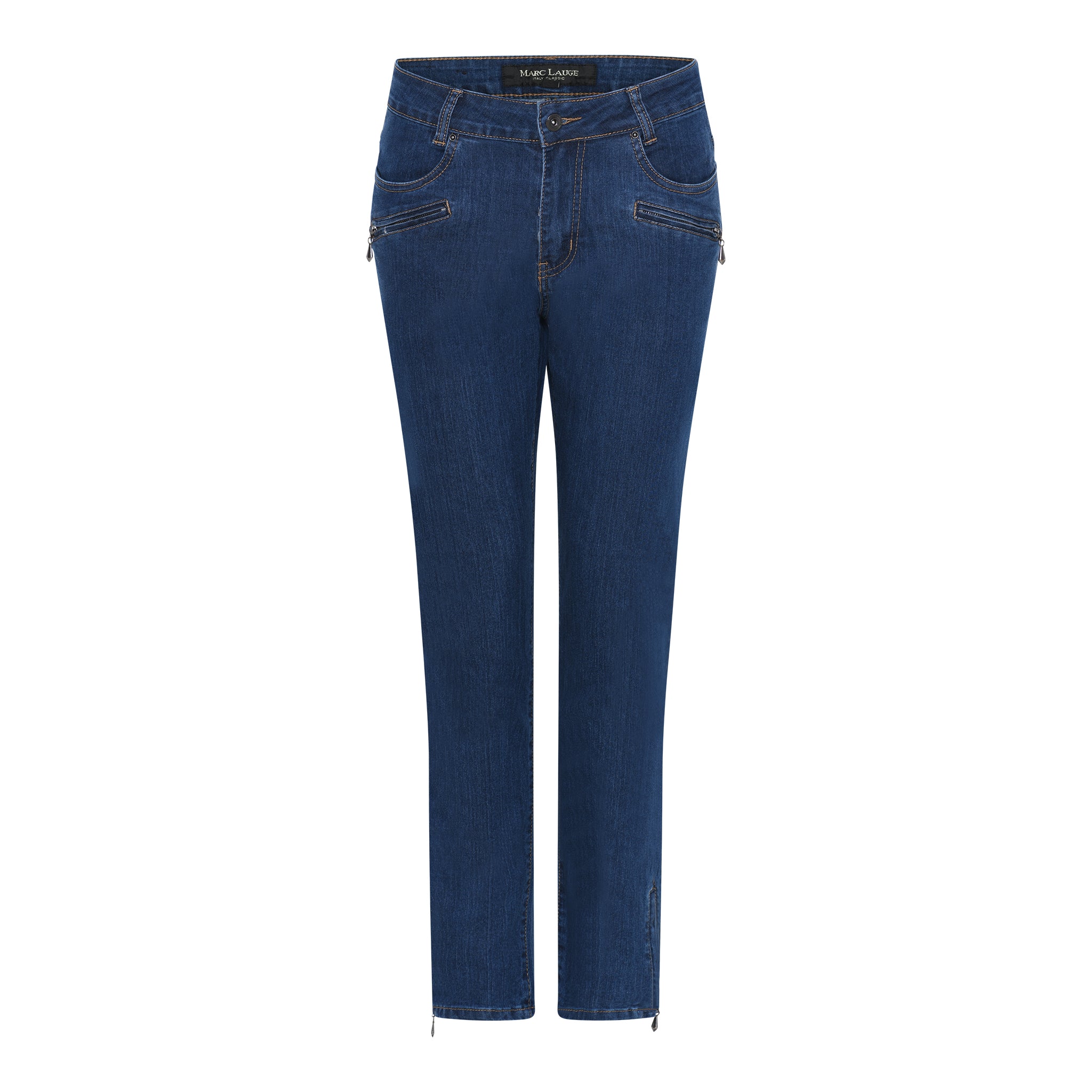 MARC LAUGE CHANNE 7/8 DENIM JEANS DENIM/TWILL 96 DARK BLUE DENIM