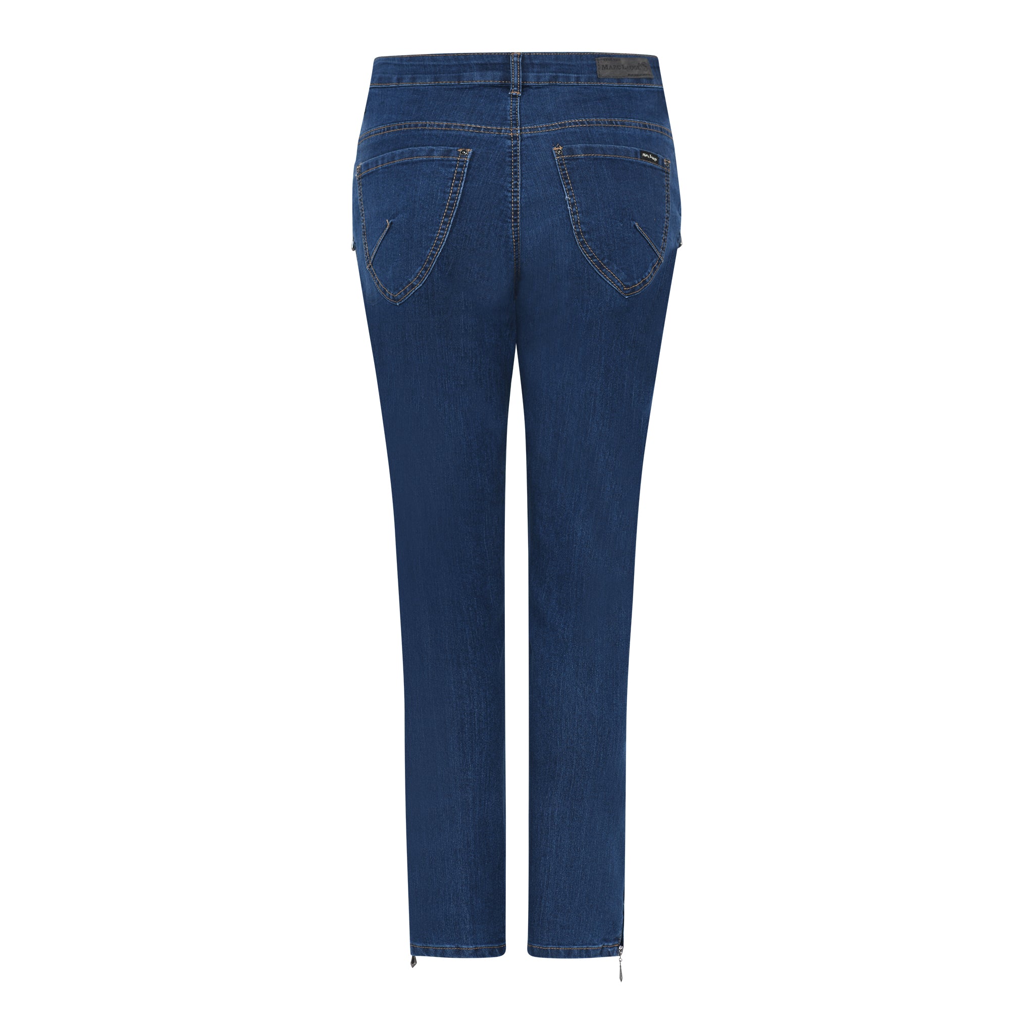 MARC LAUGE CHANNE 7/8 DENIM JEANS DENIM/TWILL 96 DARK BLUE DENIM