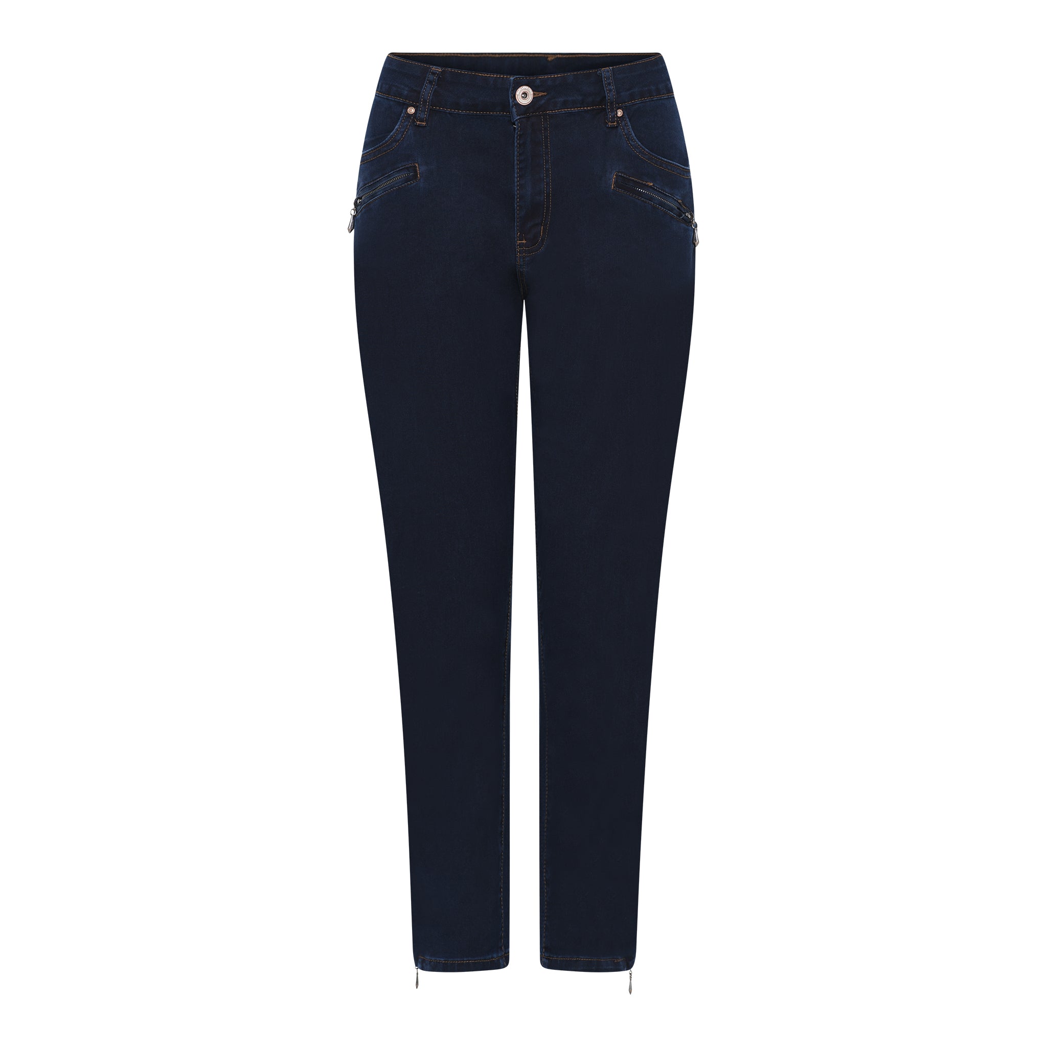 MARC LAUGE CHANNE 7/8 DENIM JEANS DENIM/TWILL 98 DARK BLUE