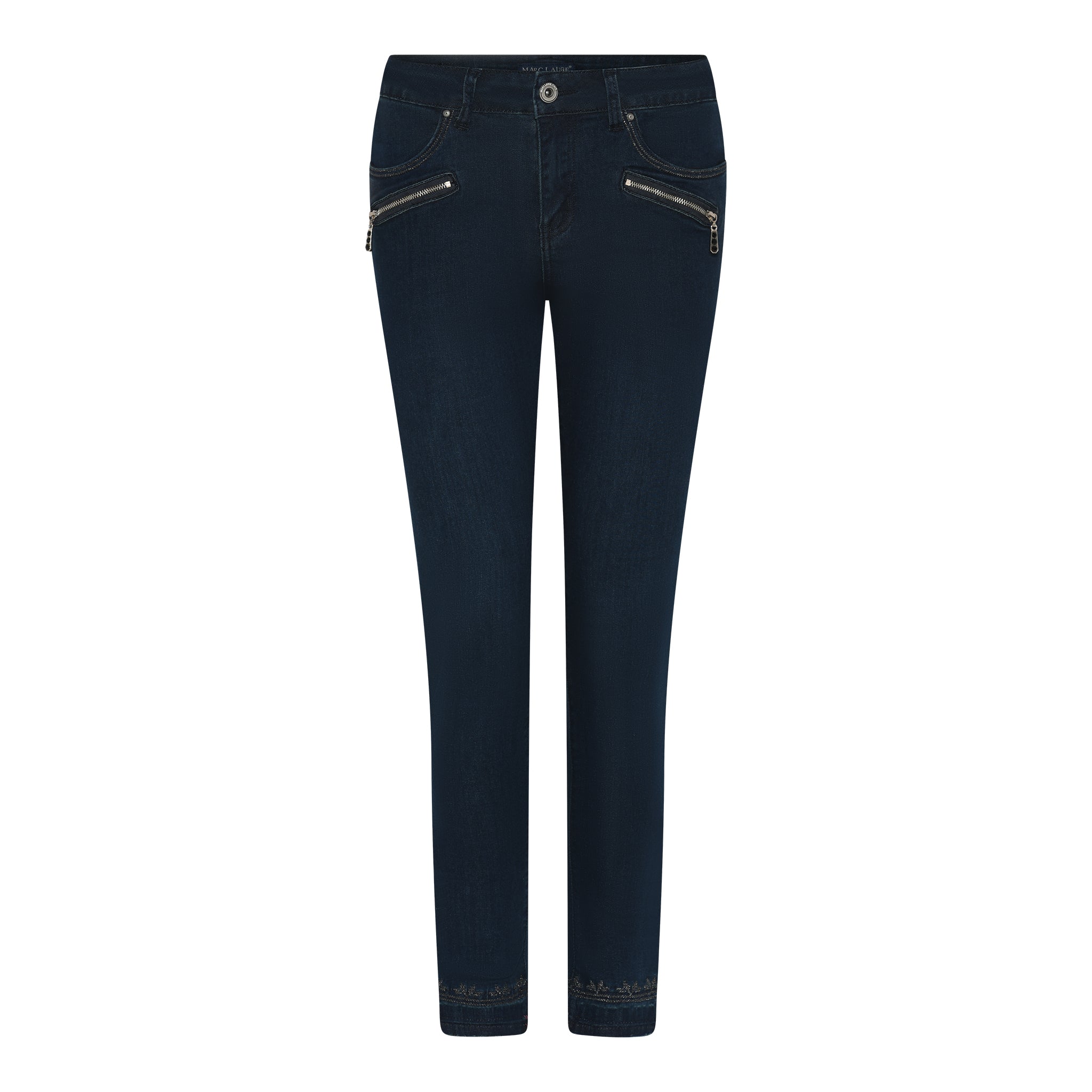 MARC LAUGE CHANNE 7/8 FASHION DENIM JEANS DENIM/TWILL 9696 BLUE DENIM USED