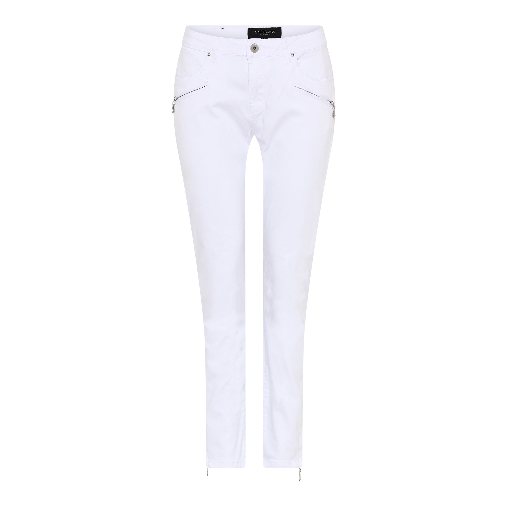 MARC LAUGE CHANNE 7/8 TWILL JEANS DENIM/TWILL 10 WHITE