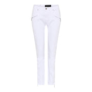 MARC LAUGE CHANNE 7/8 TWILL JEANS DENIM/TWILL 10 WHITE