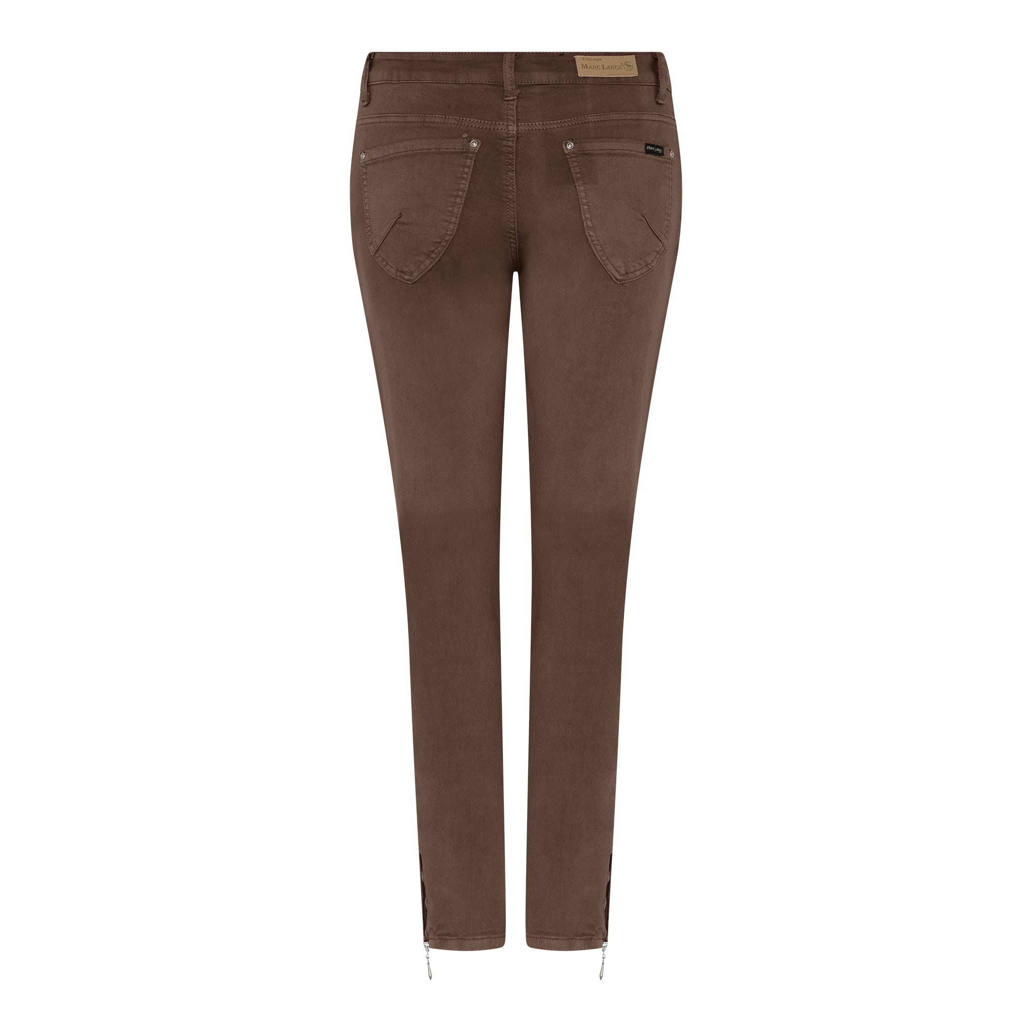 MARC LAUGE CHANNE 7/8 TWILL JEANS DENIM/TWILL 135 EARTH