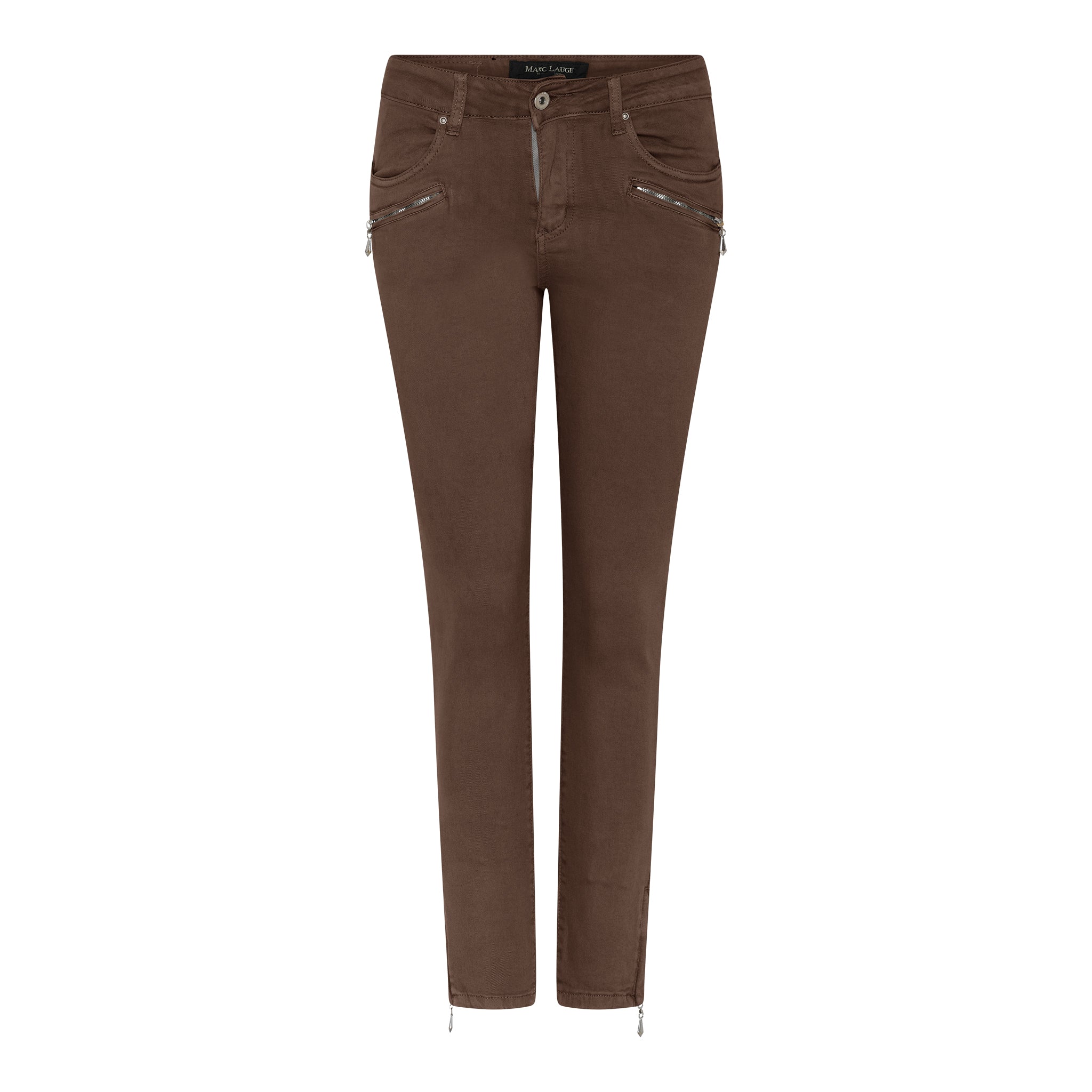 MARC LAUGE CHANNE 7/8 TWILL JEANS DENIM/TWILL 135 EARTH