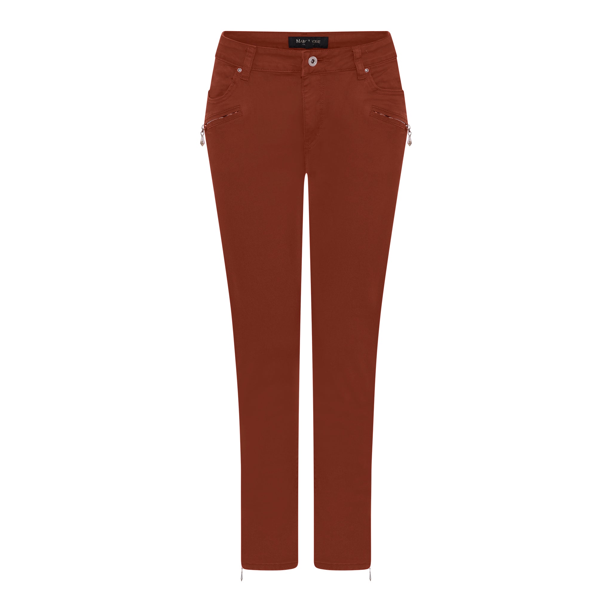 MARC LAUGE CHANNE 7/8 TWILL JEANS DENIM/TWILL 505 TERRACOTTA