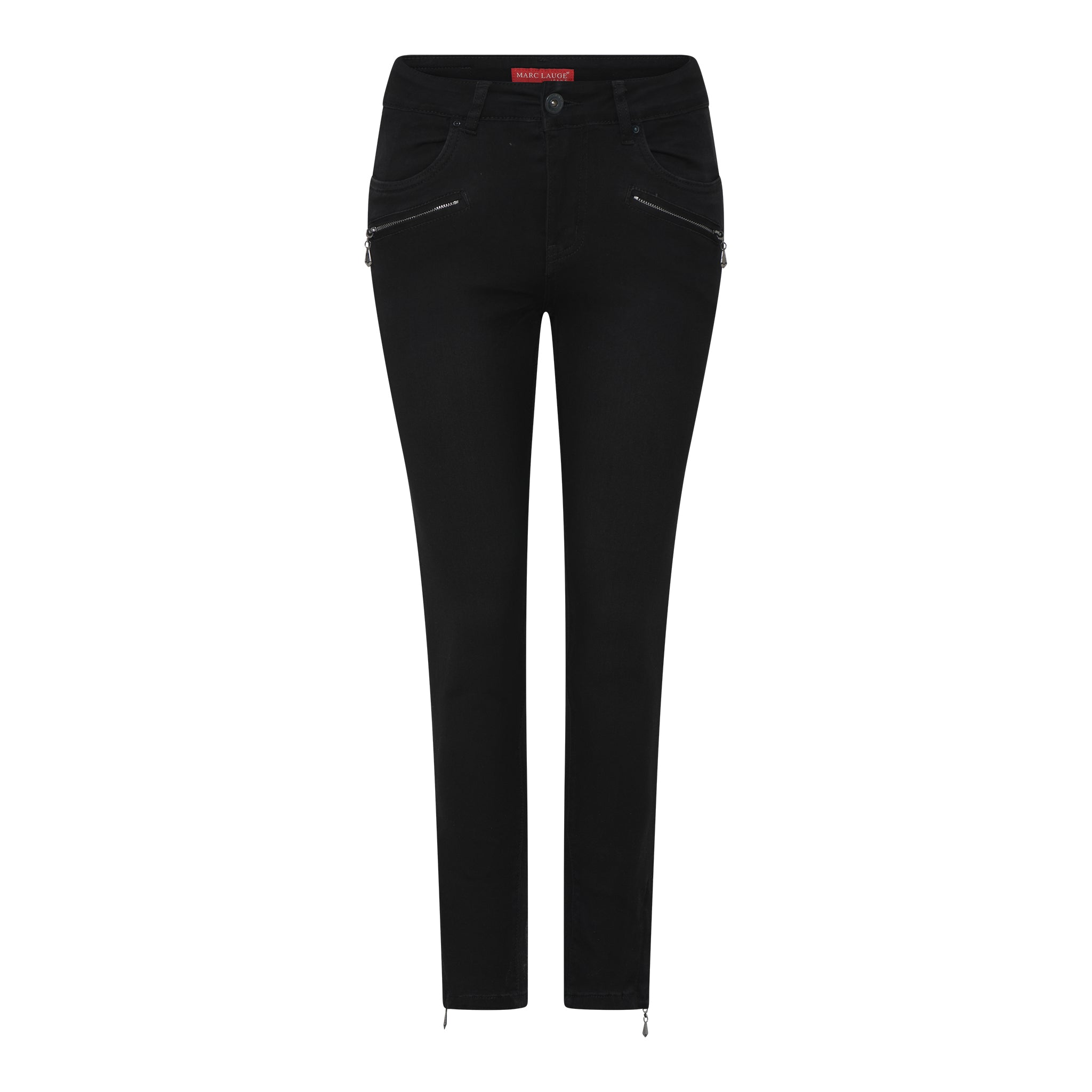 MARC LAUGE CHANNE 7/8 TWILL JEANS DENIM/TWILL 80 BLACK