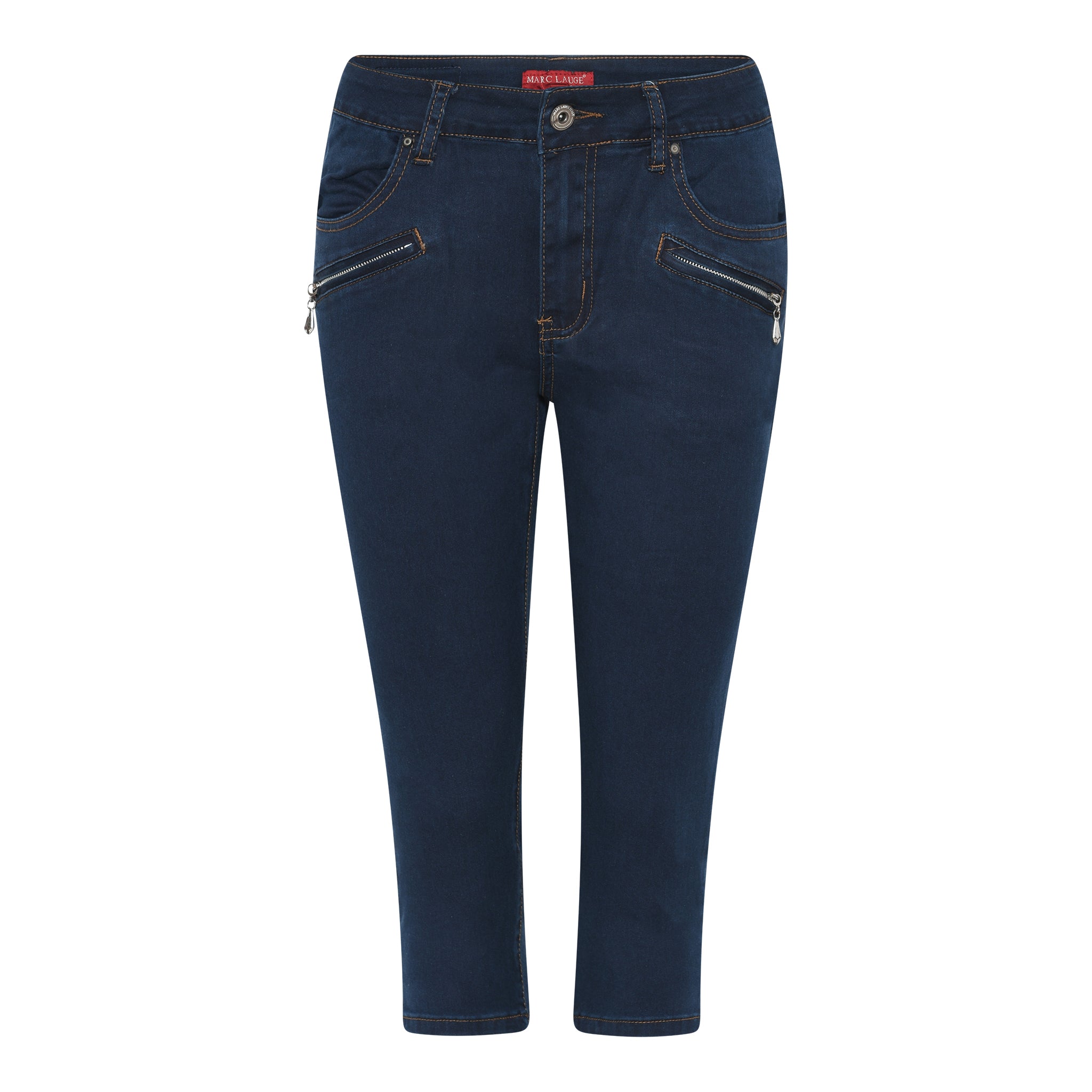 MARC LAUGE CHANNE PIRAT DENIM JEANS PANTS 3/4 98 DARK BLUE