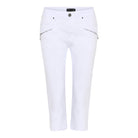 MARC LAUGE CHANNE PIRAT TWILL JEANS PANTS 3/4 10 WHITE