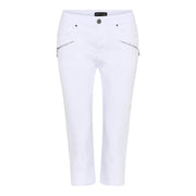 MARC LAUGE CHANNE TWILL PIRAT PANTS 3/4 10 WHITE