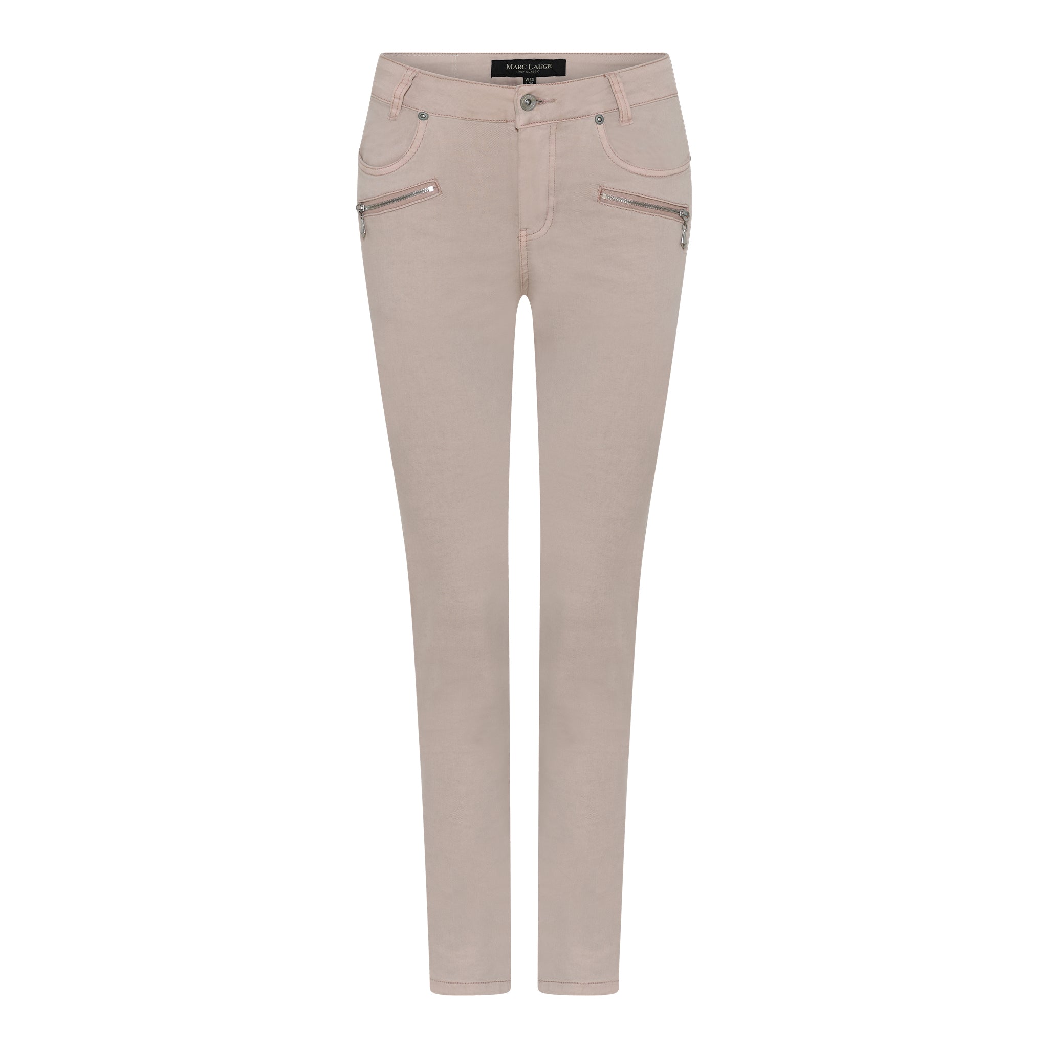 MARC LAUGE CHANNE PLAIN 7/8 JEANS TWILL PANTS 457 VINTAGE ROSE