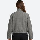 MOONDUST CHECK JACKET SHORT OUTERWEAR 80 BLACK