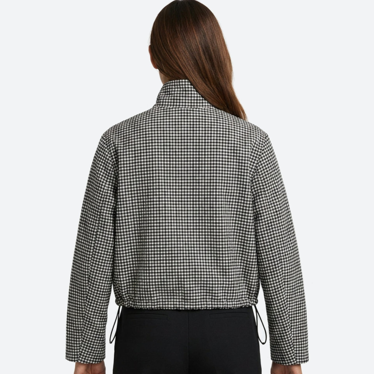 MOONDUST CHECK JACKET SHORT OUTERWEAR 80 BLACK