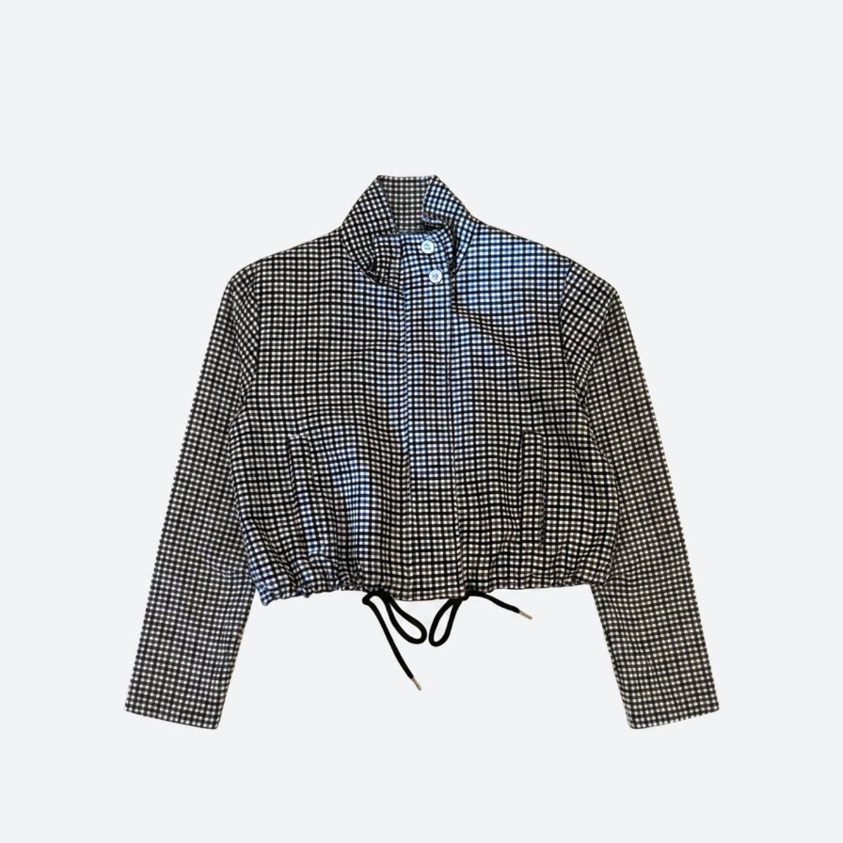 MOONDUST CHECK JACKET SHORT OUTERWEAR 80 BLACK