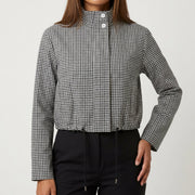 MOONDUST CHECK JACKET SHORT OUTERWEAR 80 BLACK